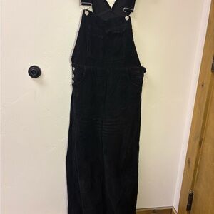 ASOS Black Corduroy overalls